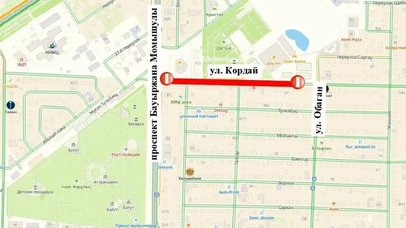 карта, дороги, Астана, фото - Новости Zakon.kz от 13.07.2026 17:43