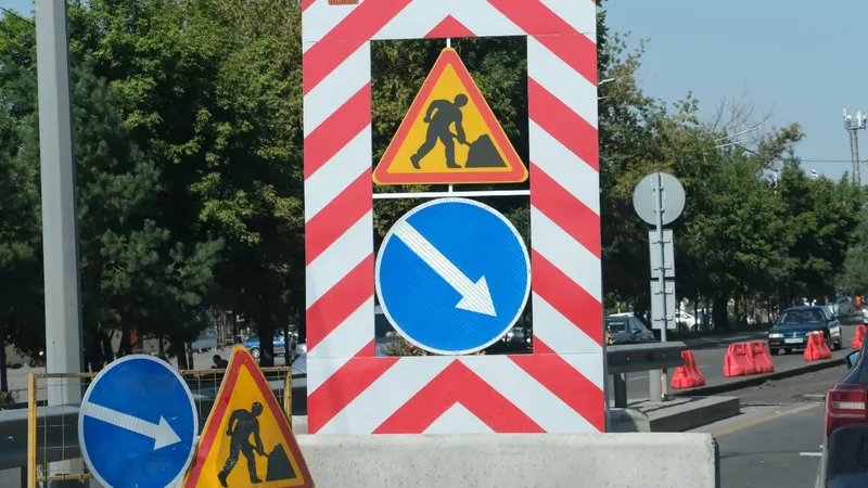 дорожные знаки, ремонт