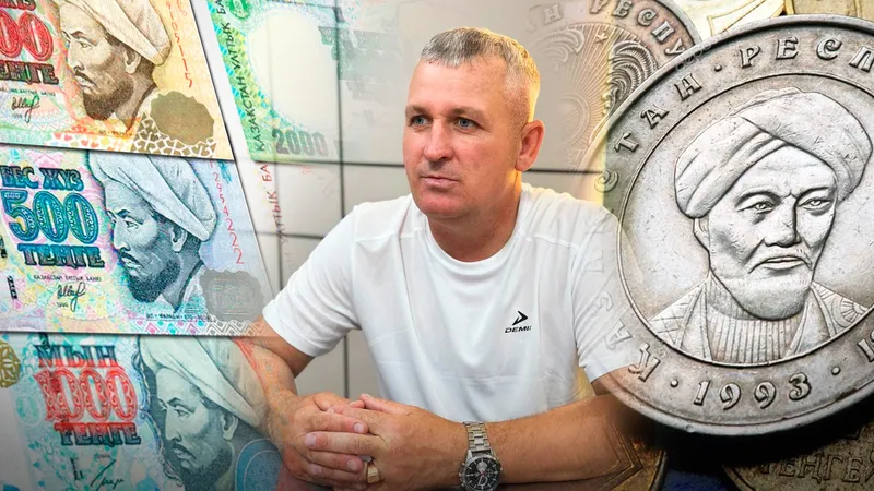 Коллекционер, тенге, город Степняк, хобби