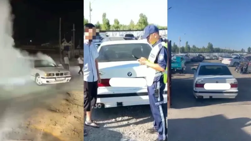 Полиция вычислила дрифтера по соцсетям в Туркестане, фото - Новости Zakon.kz от 05.08.2026 18:53