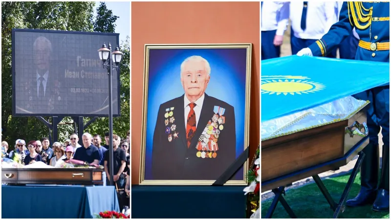 ветеран ВОВ Иван Степанович Гапич, похороны, фото - Новости Zakon.kz от 06.08.2026 15:15