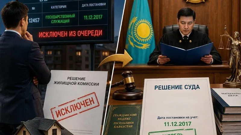 мужчина, судья, жилье, очередь, фото - Новости Zakon.kz от 06.08.2026 17:44