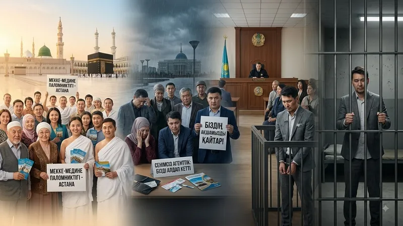 картинка, сгенерированная с помощью ИИ, паломничество, мошенничество, суд, приговор, фото - Новости Zakon.kz от 13.08.2026 10:55