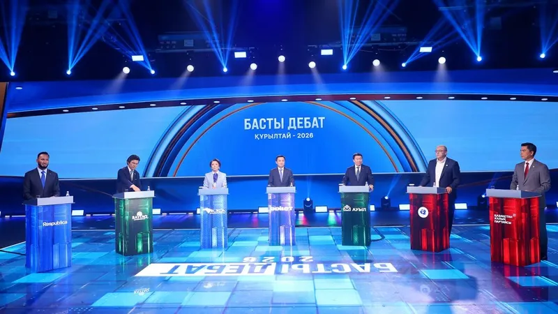 Әділет представила программу на финальных теледебатах перед выборами в Курултай 