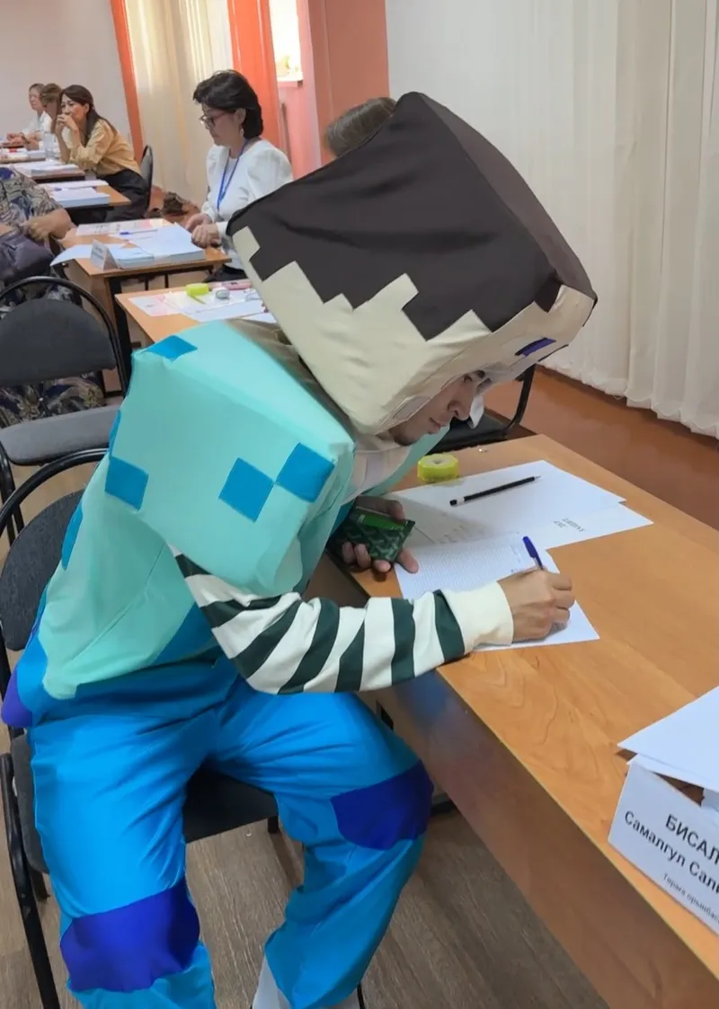 Казахстан, Курултай, выборы, Уральск, герой Minecraft, фото - Новости Zakon.kz от 23.08.2026 12:31