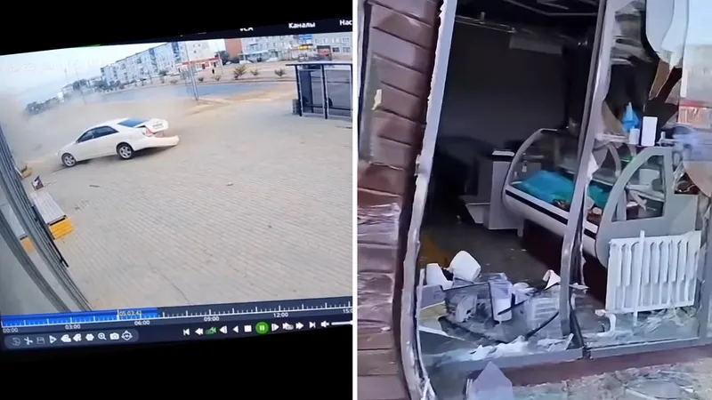 Машина врезалась в социальный павильон , фото - Новости Zakon.kz от 24.08.2026 13:02