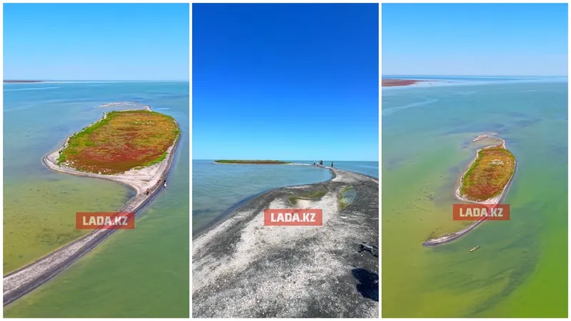 Каспийское море, новый остров, видео, фото - Новости Zakon.kz от 26.08.2026 12:53