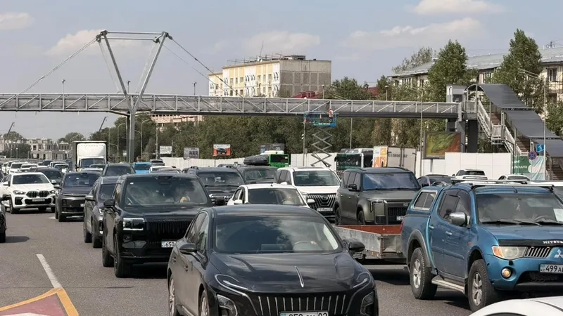 дорога в Алматы