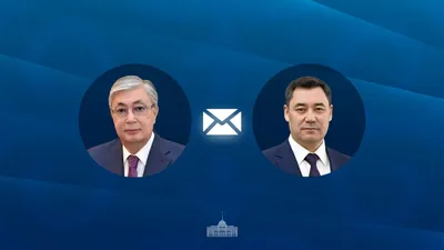 президент РК Касым-Жомарт Токаев, президент Кыргызстана Садыр Жапаров