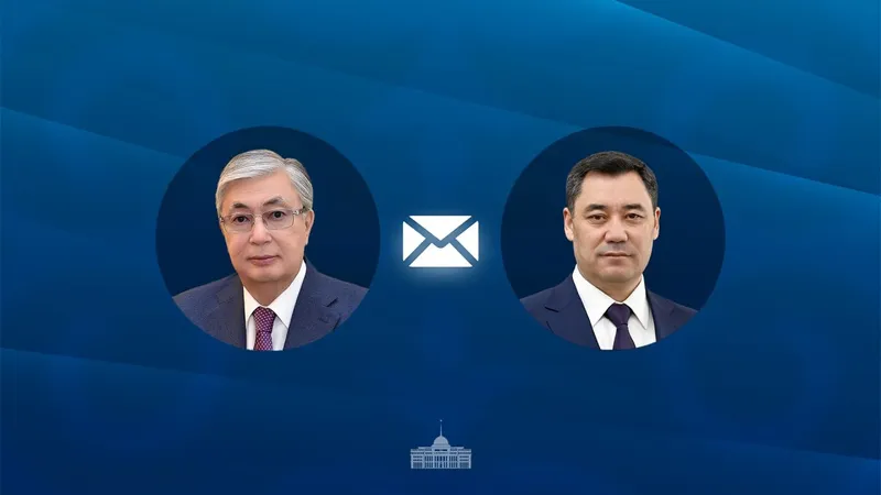 президент РК Касым-Жомарт Токаев, президент Кыргызстана Садыр Жапаров