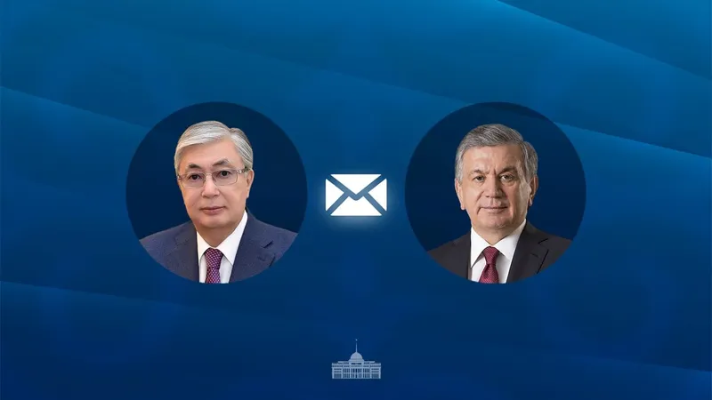 президент РК Касым-Жомарт Токаев, президент Узбекистана Шавкат Мирзиёев, фото - Новости Zakon.kz от 01.09.2026 09:20