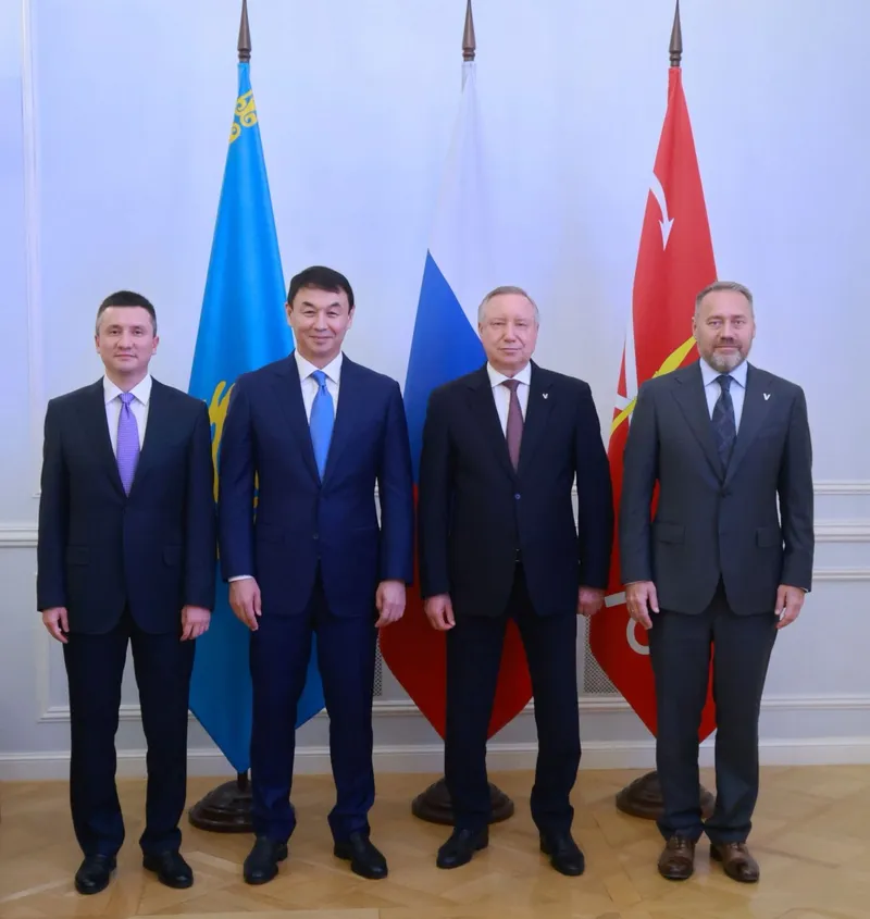 сотрудничество Алматы и Санкт-Петербурга, фото - Новости Zakon.kz от 02.09.2026 10:22