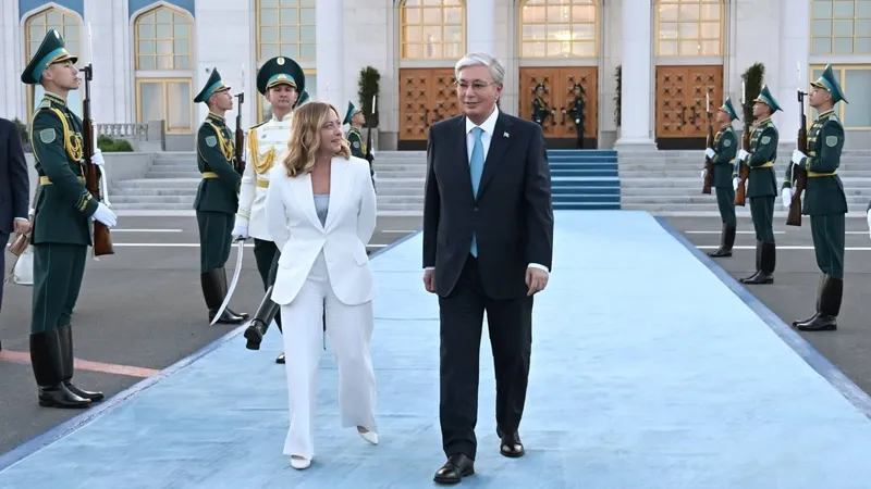 Касым-Жомарт Токаев, Джорджа Мелони