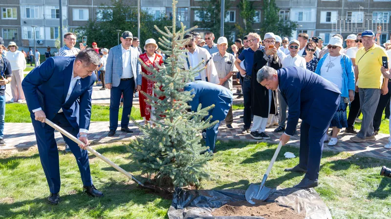 посадка деревьев, фото - Новости Zakon.kz от 12.09.2026 21:47