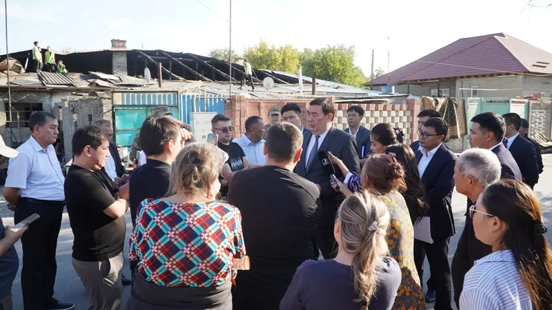 помощь пострадавшим от пожара, фото - Новости Zakon.kz от 16.09.2026 19:25