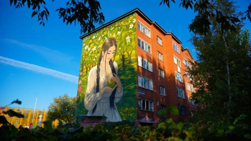 новый мурал в Астане, фото - Новости Zakon.kz от 22.09.2026 13:43