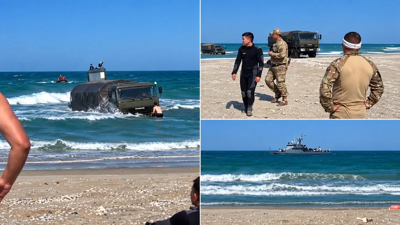 Мангистау, Каспийское море, военные, учения, трагедия, кадры, видео