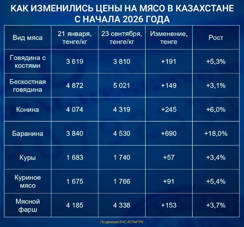 мясо , фото - Новости Zakon.kz от 25.09.2026 16:07
