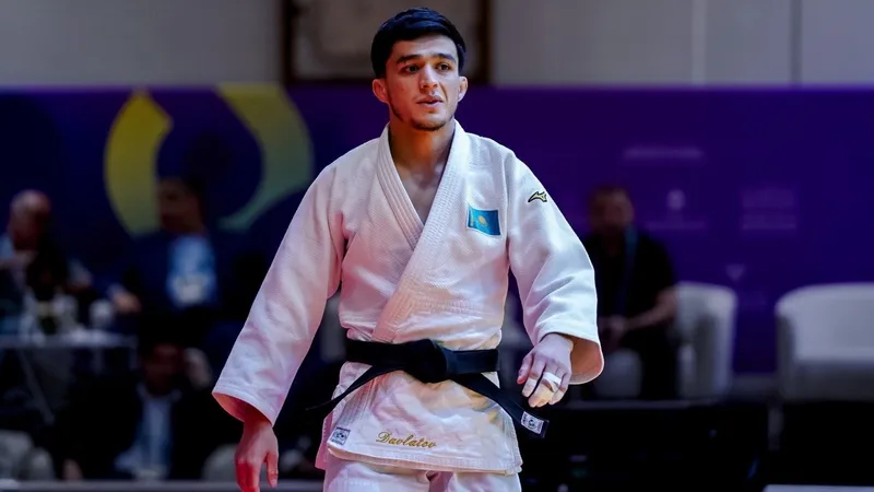 Казахстанец вышел в полуфинал чемпионата мира по дзюдо в Баку, фото - Новости Zakon.kz от 04.10.2026 18:05