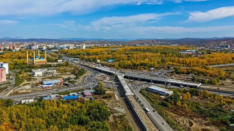 развязка, дорога, фото - Новости Zakon.kz от 08.10.2026 11:00