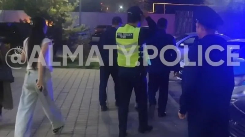 Алматы, полиция, задержание