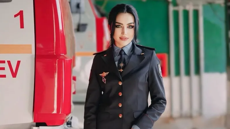 сотрудница ДЧС Улытау