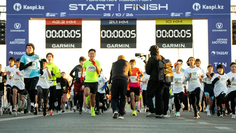 дети, Turkistan Marathon, фото - Новости Zakon.kz от 27.10.2026 15:21